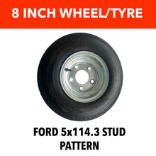 Load image into Gallery viewer, 4.80x8 Tyre and Ford Wheel