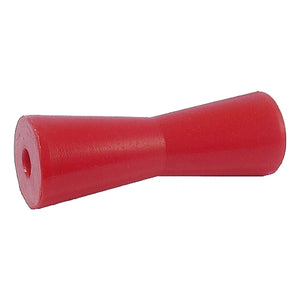 8 Inch Red Poly Convave Roller 20mm