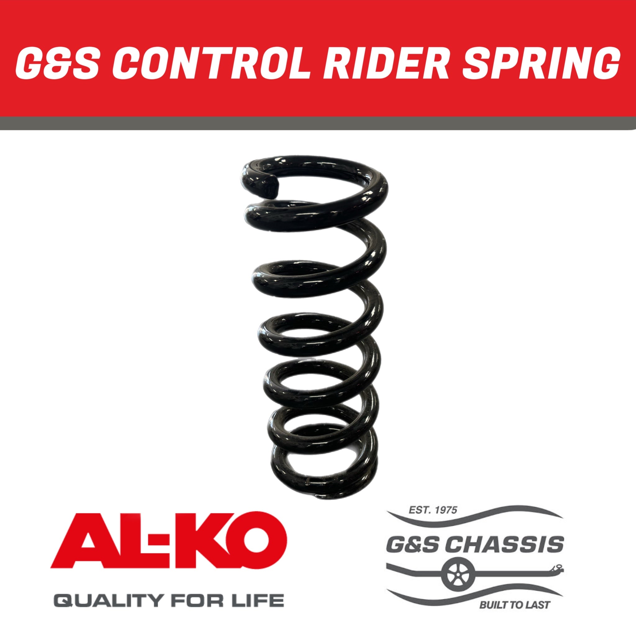 G&S Control Rider Black Coil Spring