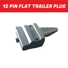 Load image into Gallery viewer, 12 Pin Flat Trailer Plug