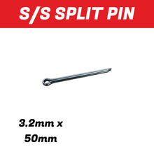 Load image into Gallery viewer, 3.2mm x 50mm S/S Split Pin