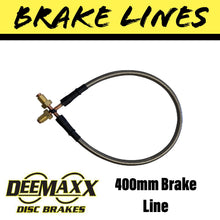 Load image into Gallery viewer, 400MM FLEXIBLE STAINLESS STEEL Brake Line