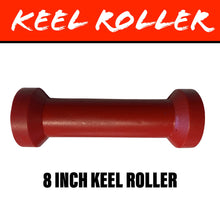 Load image into Gallery viewer, 8 INCH RED POLY Centre Roller