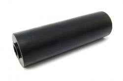 8 INCH BLACK RUBBER Flat Bilge Centre Roller