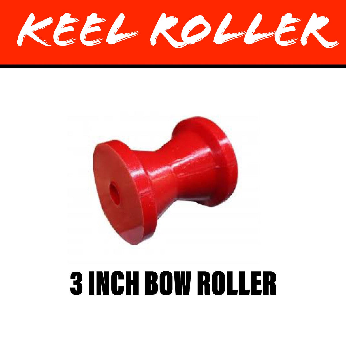 3 INCH RED POLY Winch Post Roller – R&M Trailer Spares