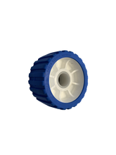 Load image into Gallery viewer, 5 INCH BLUE Wobble Roller 26MM Bore